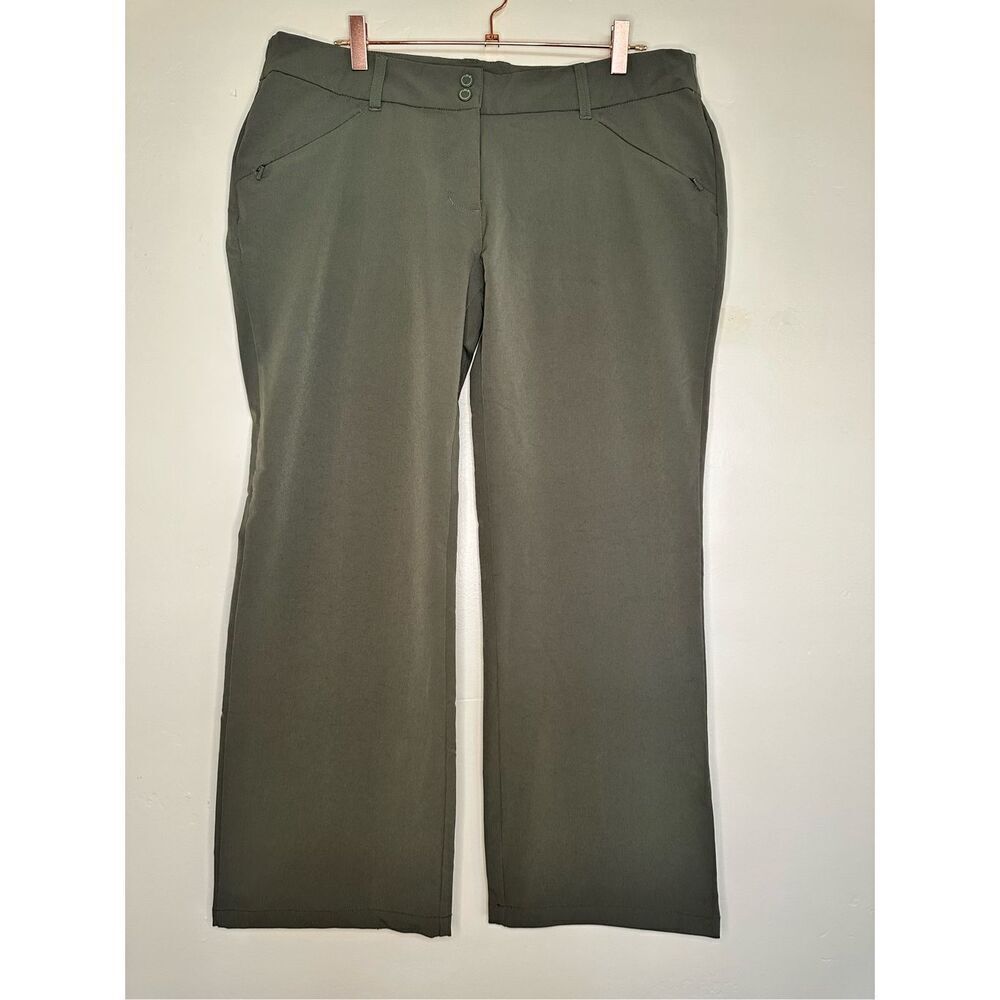 🌸 Lole Green Travel Pants Hiking Outdoor and Travel Size 14
